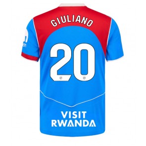 Atletico Madrid Giuliano Simeone #20 Tredjetrøje 2025-26 Kortærmet